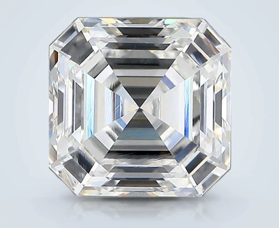 4.40ct D VS2 Rare Carat Ideal Cut Asscher Diamond
