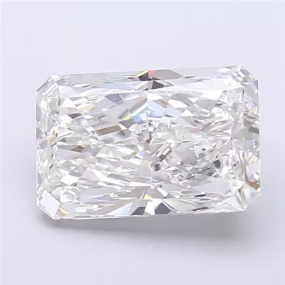 4.10ct E VVS2 Rare Carat Ideal Cut Radiant Lab Grown Diamond