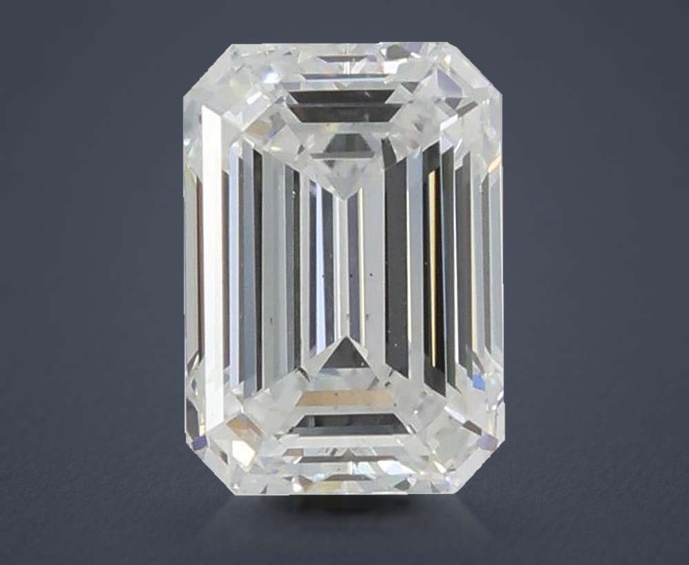 1.01ct E VS2 Rare Carat Ideal Cut Emerald Lab Grown Diamond