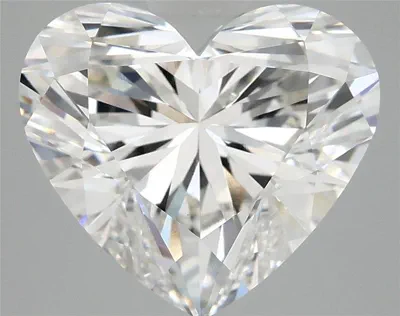 5.10ct F VS1 Rare Carat Ideal Cut Heart Lab Grown Diamond