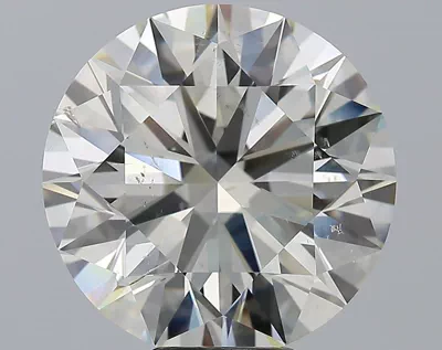 9.01ct K SI2 Rare Carat Ideal Cut Round Diamond