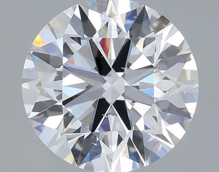 2.50ct E SI1 Rare Carat Ideal Cut Round Lab Grown Diamond