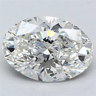 3.02ct F VS2 Very Good Cut Oval Lab Grown Diamond