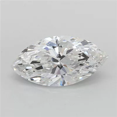 3.04ct E VVS2 Rare Carat Ideal Cut Marquise Lab Grown Diamond