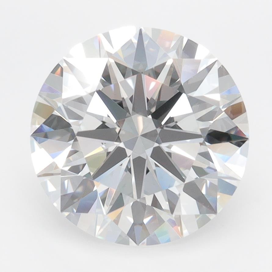 3.73ct D FL Rare Carat Ideal Cut Round Lab Grown Diamond