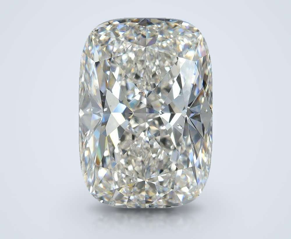 12.06ct H SI2 Rare Carat Ideal Cut Cushion Diamond