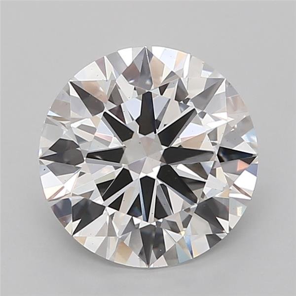 3.01ct F VS2 Rare Carat Ideal Cut Round Lab Grown Diamond