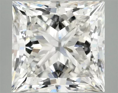 5.04ct G VS1 Rare Carat Ideal Cut Princess Lab Grown Diamond