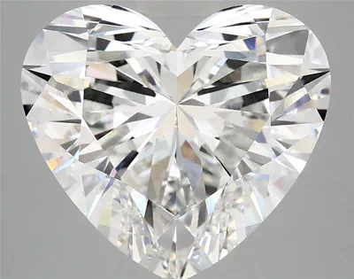 5.24ct E VS1 Rare Carat Ideal Cut Heart Lab Grown Diamond