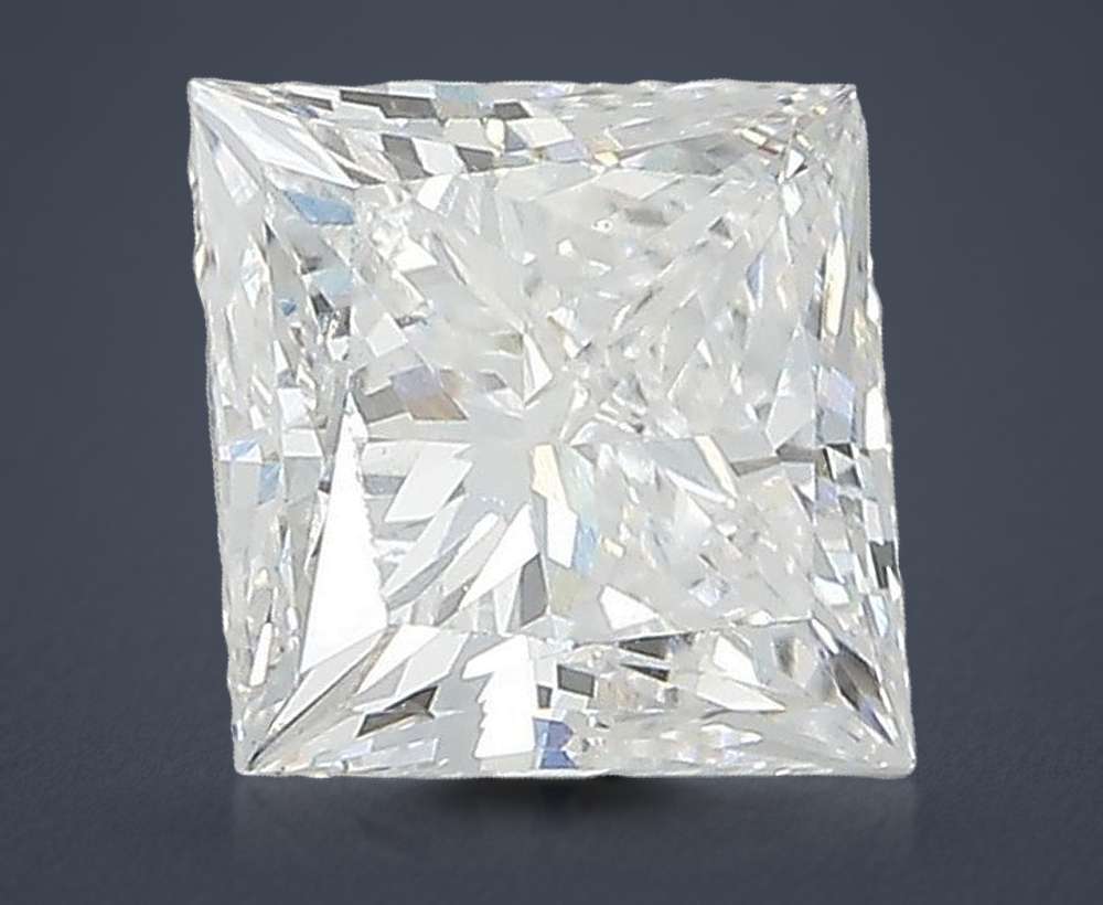 1.82ct F VVS2 Rare Carat Ideal Cut Princess Lab Grown Diamond