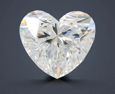 4.31ct D VVS1 Rare Carat Ideal Cut Heart Lab Grown Diamond