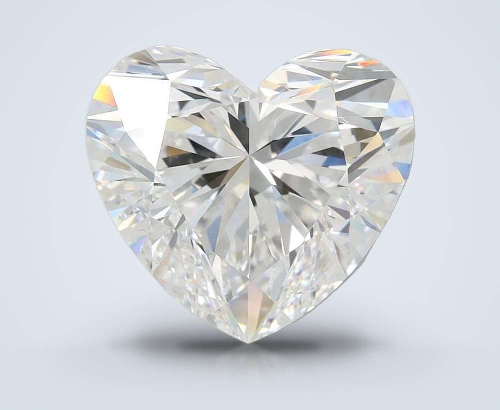 4.31ct D VVS1 Rare Carat Ideal Cut Heart Lab Grown Diamond
