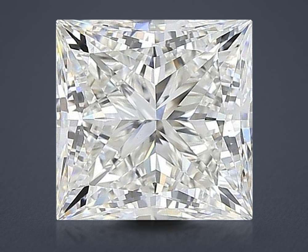 10.00ct G VS1 Rare Carat Ideal Cut Princess Lab Grown Diamond