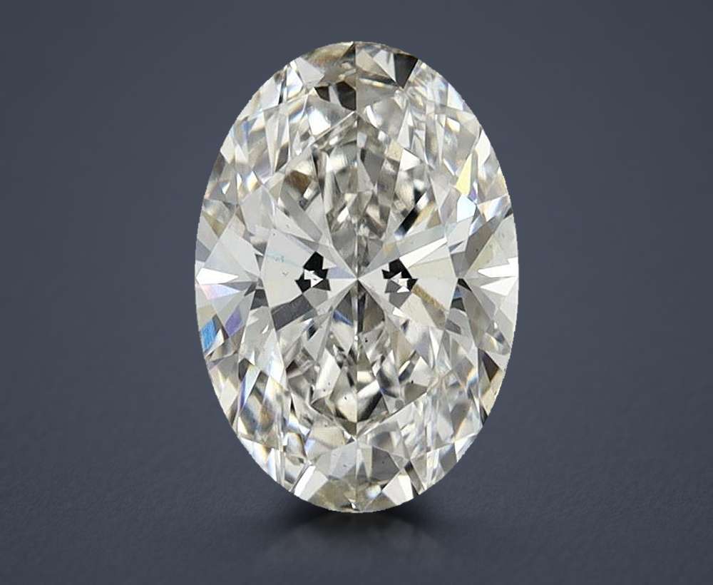1.60ct F VS2 Rare Carat Ideal Cut Oval Lab Grown Diamond