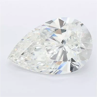 10.08ct F VVS2 Rare Carat Ideal Cut Pear Lab Grown Diamond