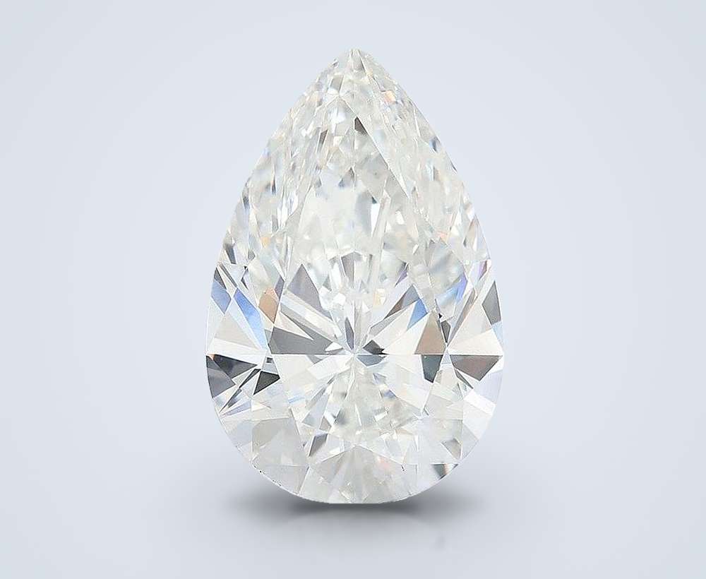 10.08ct F VVS2 Rare Carat Ideal Cut Pear Lab Grown Diamond