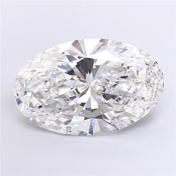 11.52ct E VVS2 Rare Carat Ideal Cut Oval Lab Grown Diamond