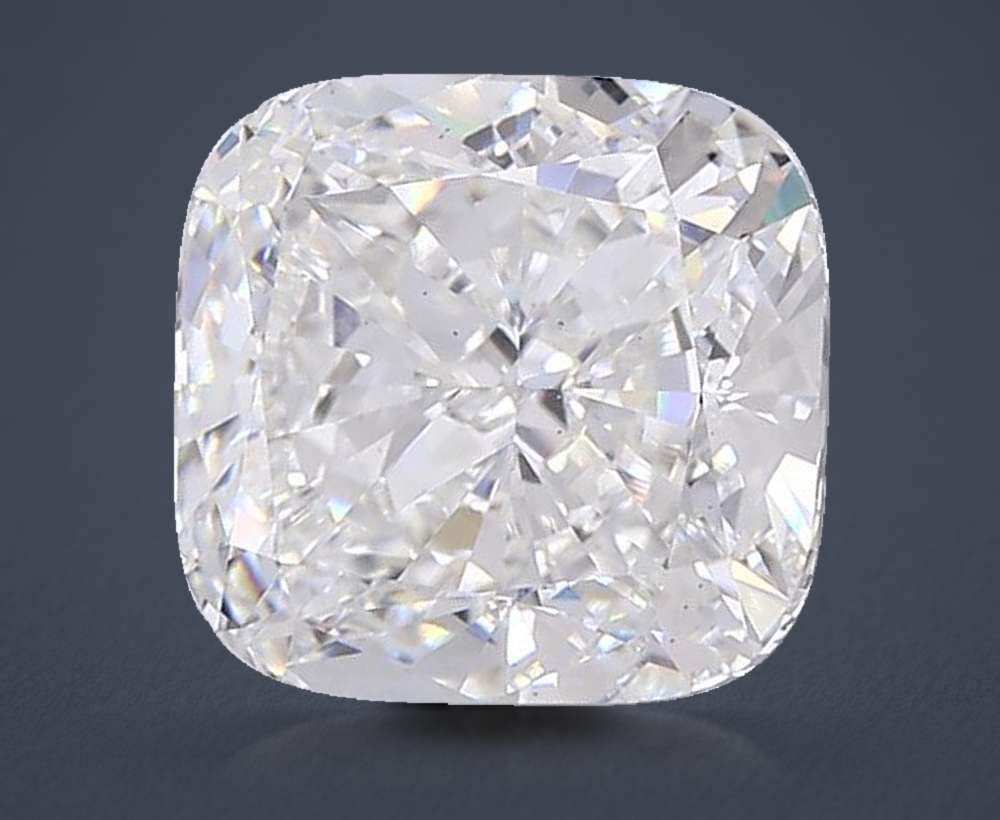 15.06ct F VS2 Rare Carat Ideal Cut Cushion Lab Grown Diamond