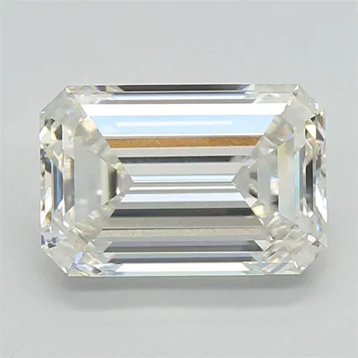 4.06ct H VVS2 Rare Carat Ideal Cut Emerald Lab Grown Diamond