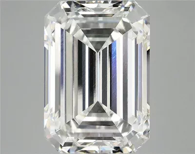 11.63ct F VVS2 Rare Carat Ideal Cut Emerald Lab Grown Diamond
