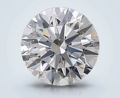 2.21ct E SI1 Rare Carat Ideal Cut Round Diamond