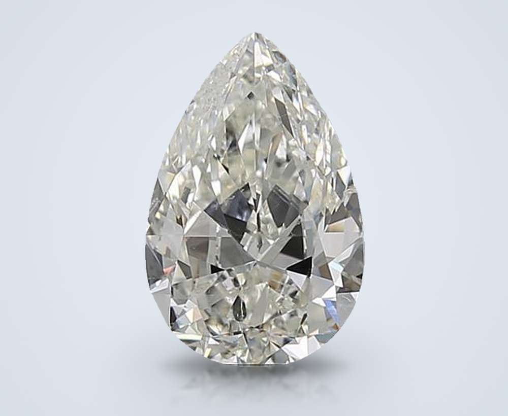 2.22ct J SI2 Rare Carat Ideal Cut Pear Diamond