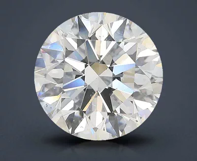 6.01ct I SI1 Rare Carat Ideal Cut Round Diamond