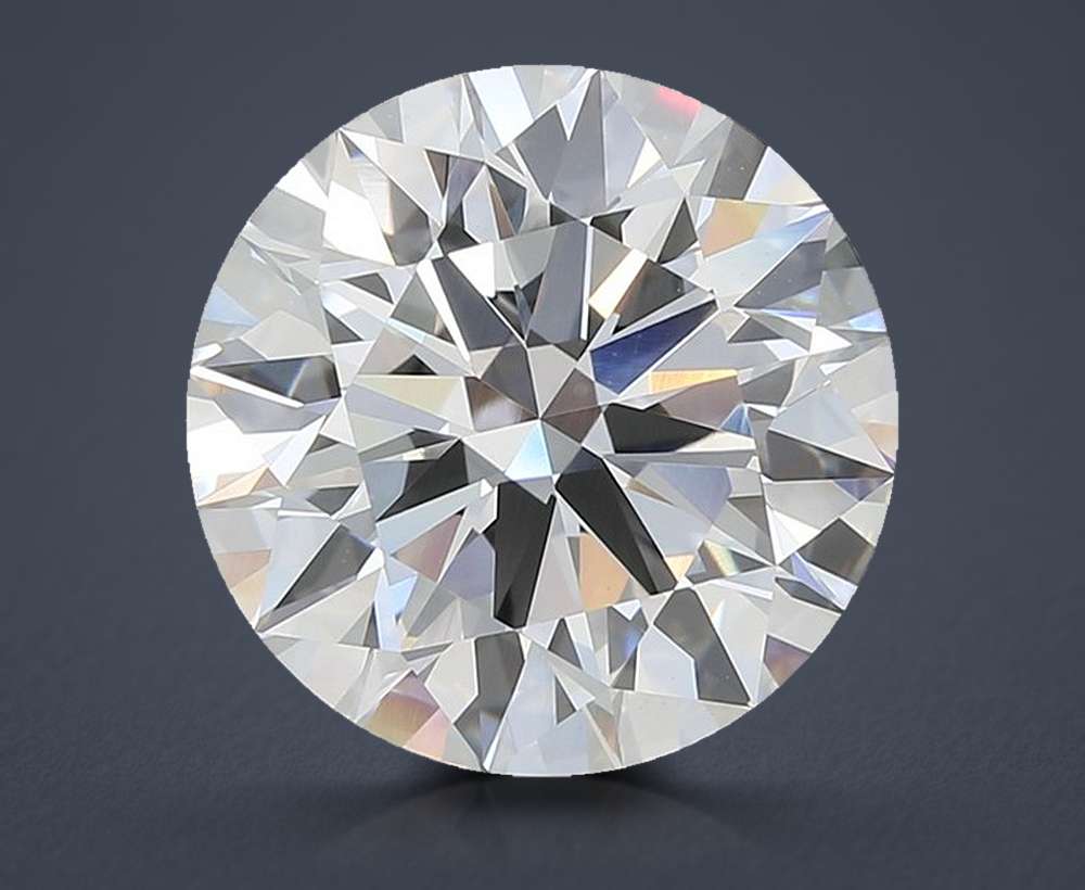 6.09ct F VVS2 Rare Carat Ideal Cut Round Lab Grown Diamond