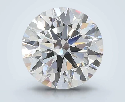 6.09ct F VVS2 Rare Carat Ideal Cut Round Lab Grown Diamond