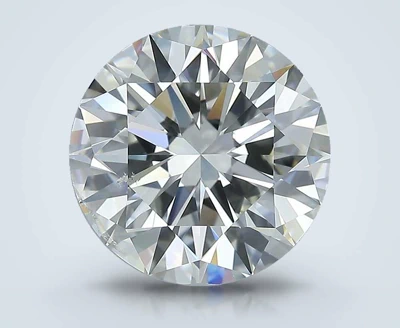 5.01ct I SI2 Rare Carat Ideal Cut Round Diamond
