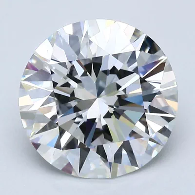 4.02ct G VS2 Rare Carat Ideal Cut Round Diamond