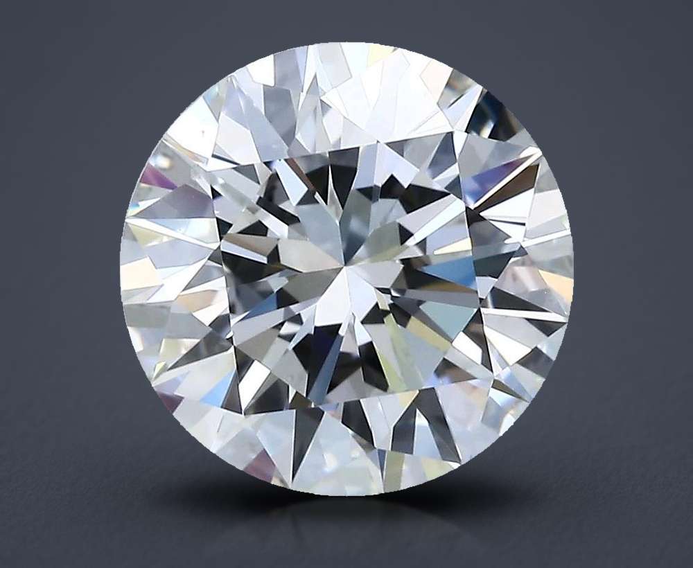 4.02ct G VS2 Rare Carat Ideal Cut Round Diamond