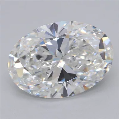 2.51ct E VS1 Rare Carat Ideal Cut Oval Lab Grown Diamond