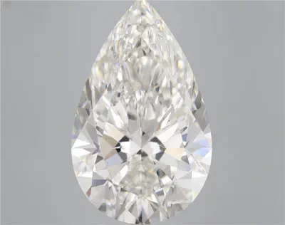 10.16ct F VS2 Rare Carat Ideal Cut Pear Lab Grown Diamond