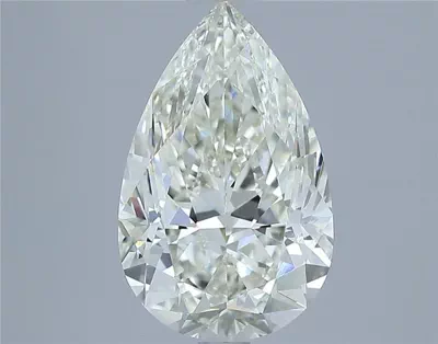 4.03ct J VS2 Rare Carat Ideal Cut Pear Diamond