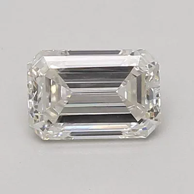 0.91ct F VS2 Rare Carat Ideal Cut Emerald Lab Grown Diamond