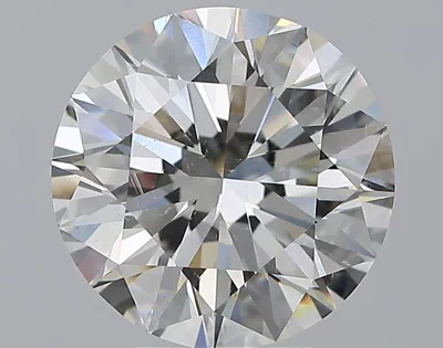 5.00ct J SI1 Rare Carat Ideal Cut Round Diamond