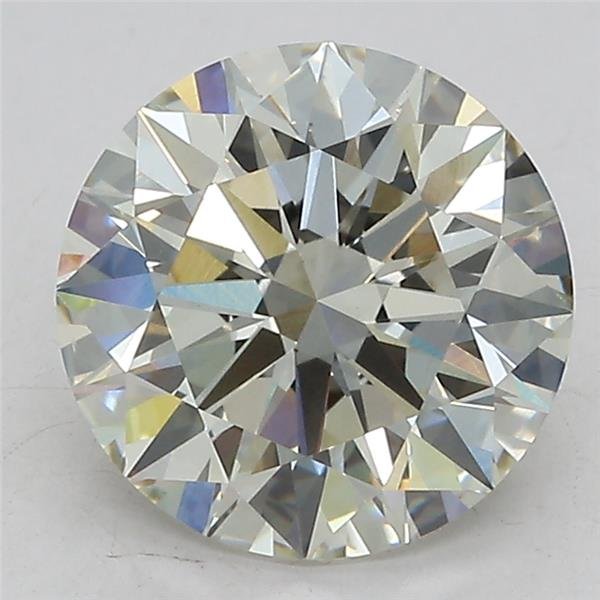 3.08ct J VS1 Rare Carat Ideal Cut Round Lab Grown Diamond