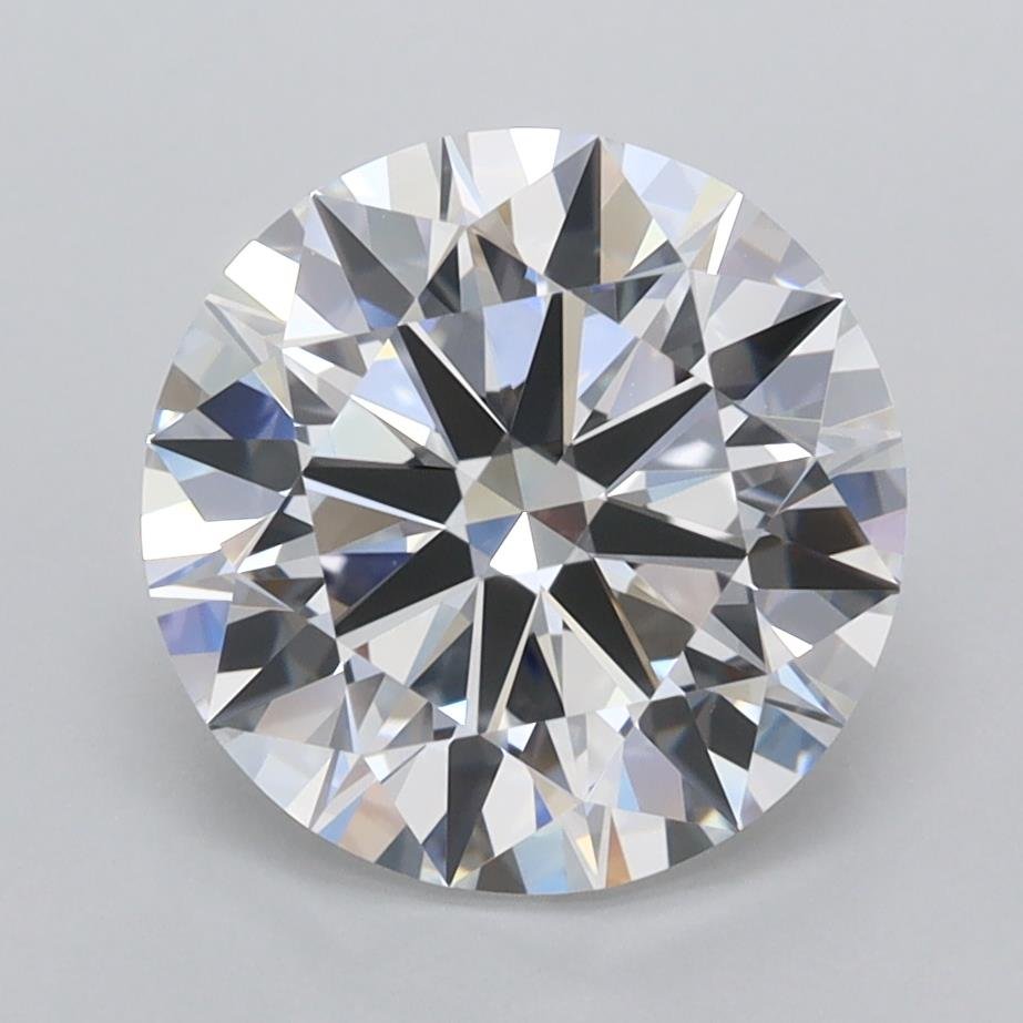 2.97ct D FL Rare Carat Ideal Cut Round Lab Grown Diamond