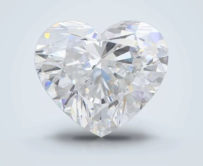 3.02ct D VVS1 Rare Carat Ideal Cut Heart Lab Grown Diamond