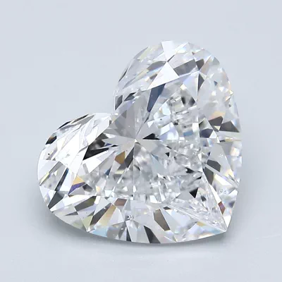 5.01ct D SI1 Excellent Cut Heart Diamond