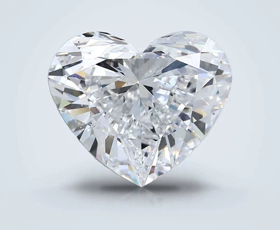 5.01ct D SI1 Excellent Cut Heart Diamond