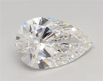 13.12ct F VS1 Rare Carat Ideal Cut Pear Lab Grown Diamond