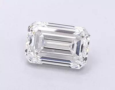 1.13ct D VS1 Excellent Cut Emerald Lab Grown Diamond