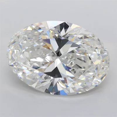 5.02ct E VS1 Rare Carat Ideal Cut Oval Lab Grown Diamond