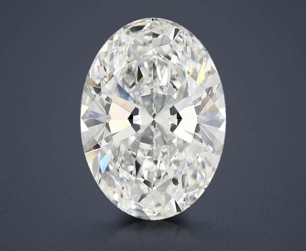 10.53ct E VVS2 Rare Carat Ideal Cut Oval Lab Grown Diamond