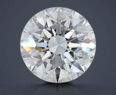 3.03ct F SI2 Rare Carat Ideal Cut Round Diamond