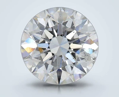3.03ct F SI2 Rare Carat Ideal Cut Round Diamond