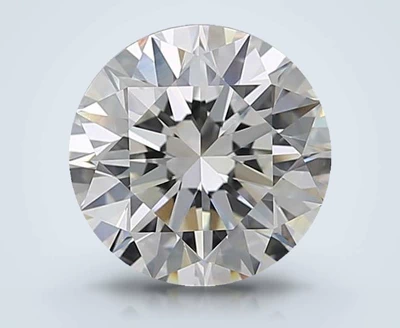 3.17ct H VS1 Rare Carat Ideal Cut Round Diamond