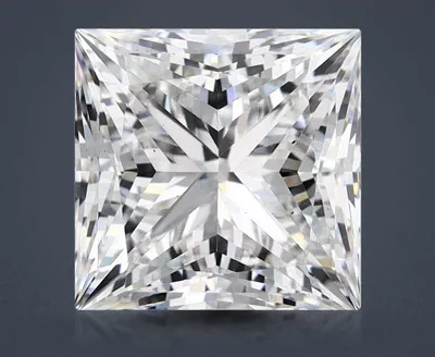 5.07ct E VS2 Rare Carat Ideal Cut Princess Lab Grown Diamond